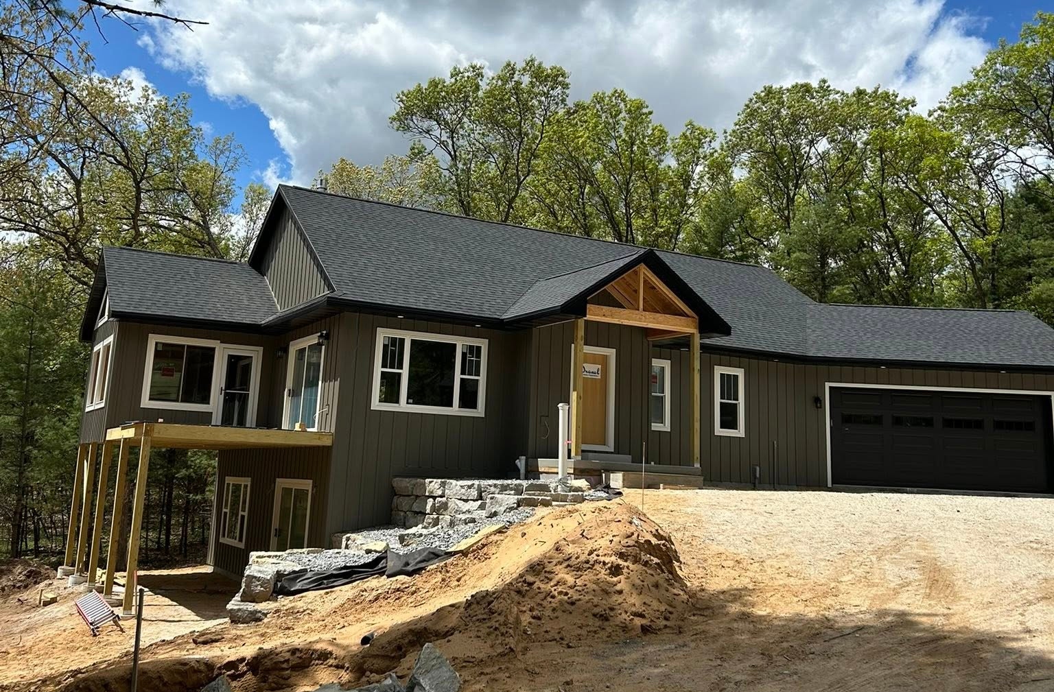 new siding and roof